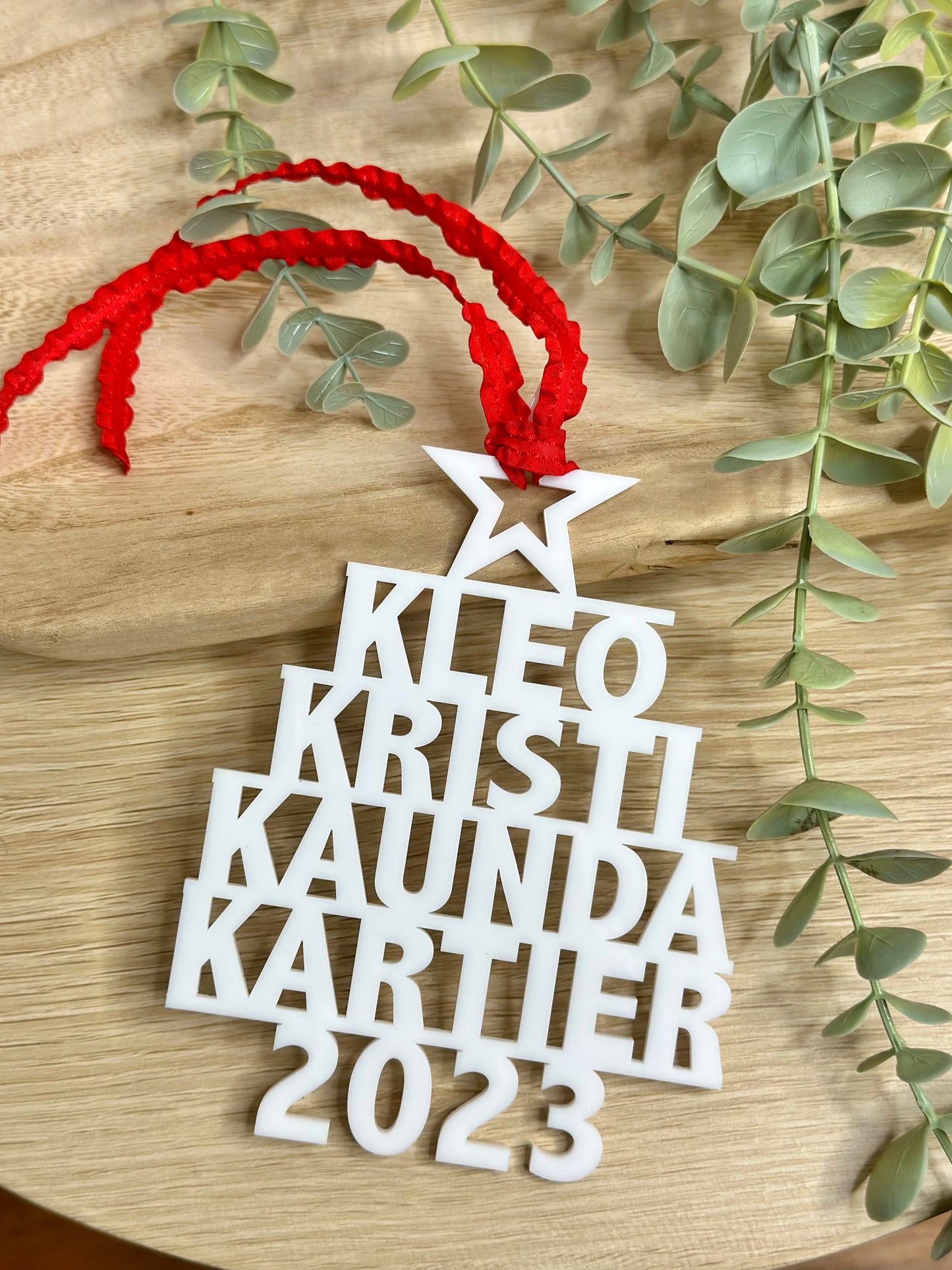 2023 Family Name Christmas Decoration