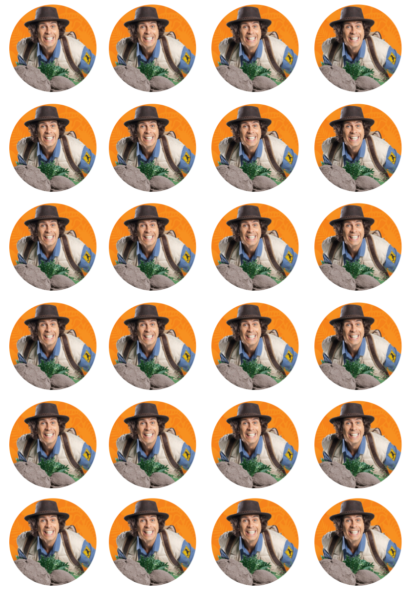 Andy's Dinosaur Adventures Cupcake Edible Icing Image Toppers