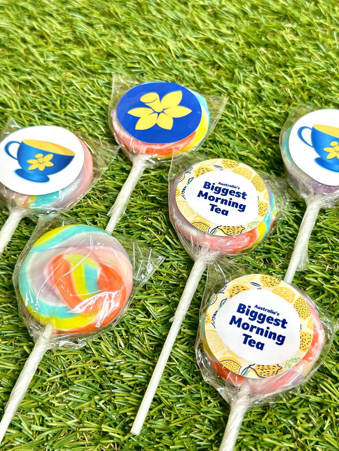 Australia's Biggest Morning Tea Fundraiser Lollipop 10 pack