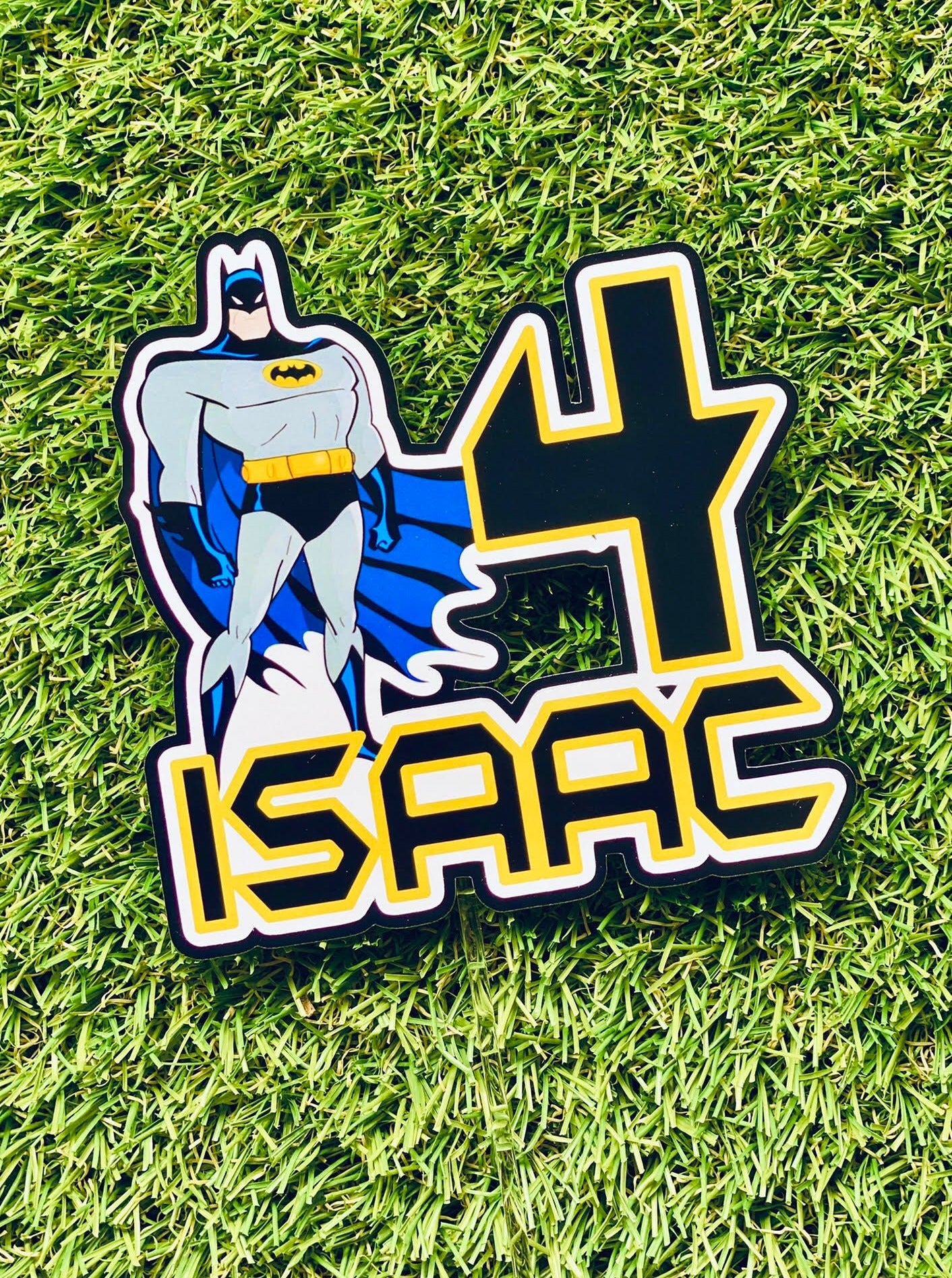 Batman Personalised Cake Topper