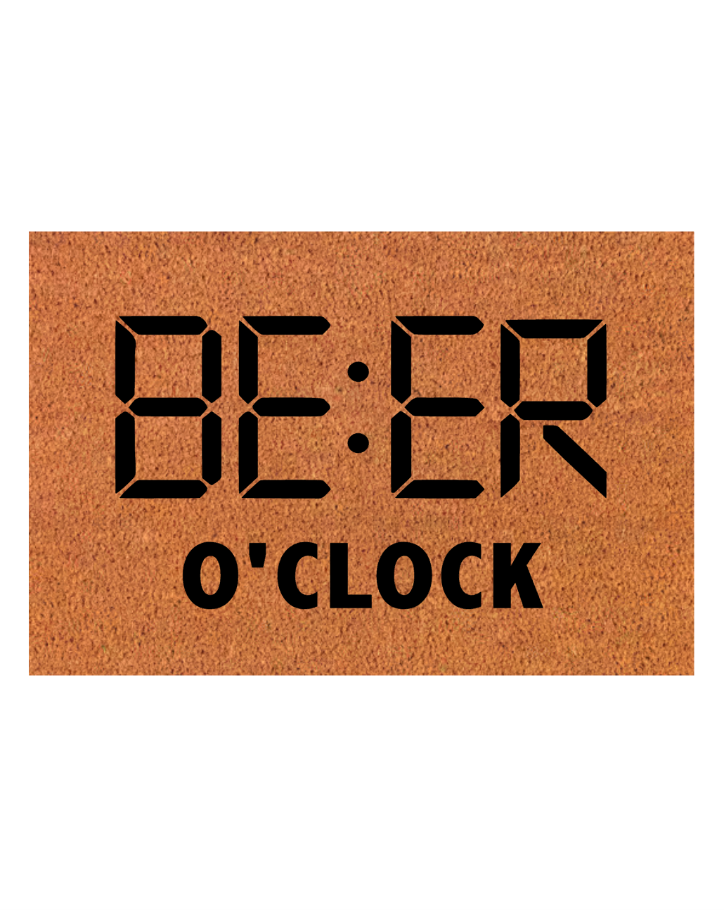 Beer O'Clock Personalised Door Mat