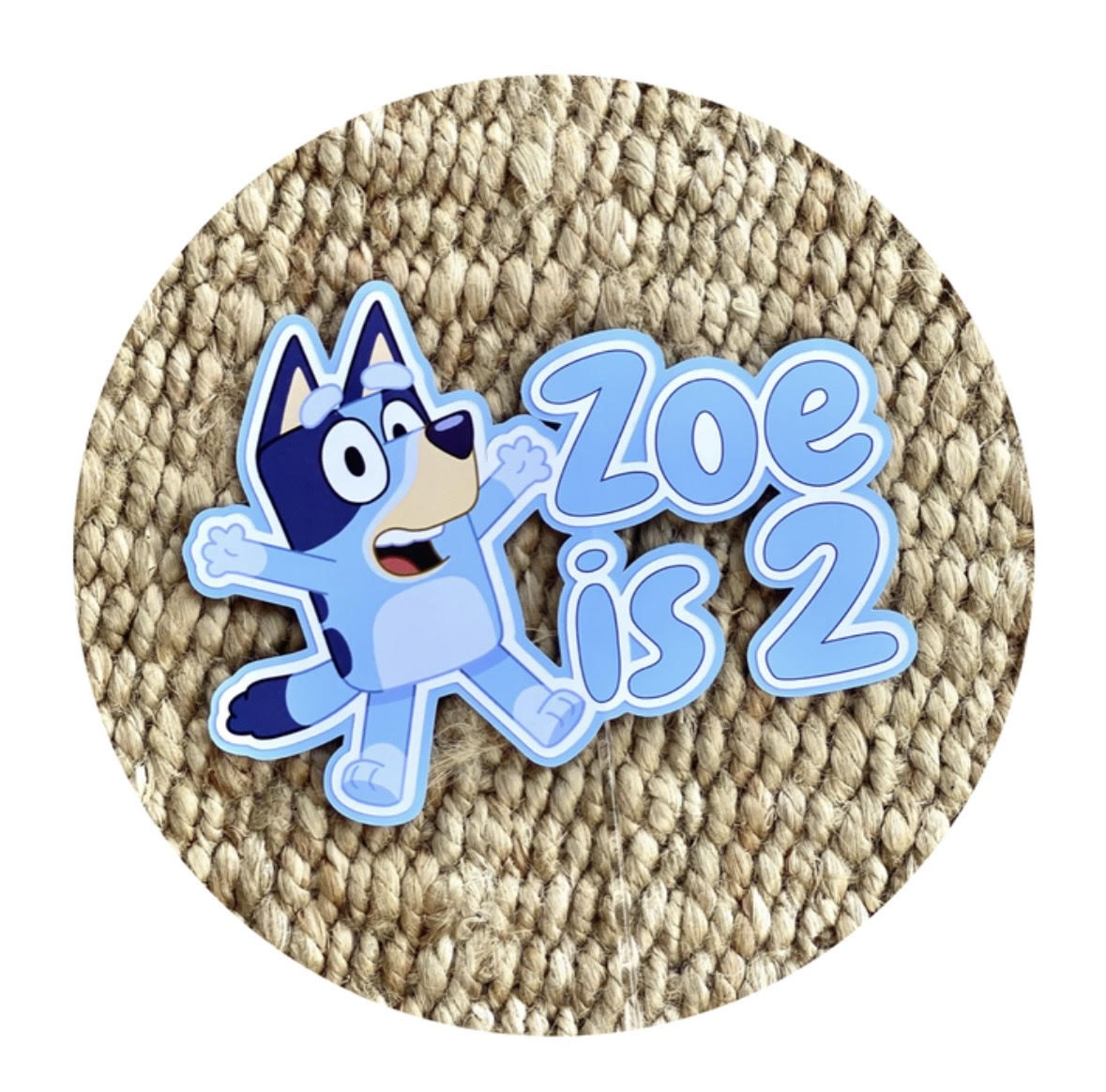 Bluey #2 Personalised Cake Topper