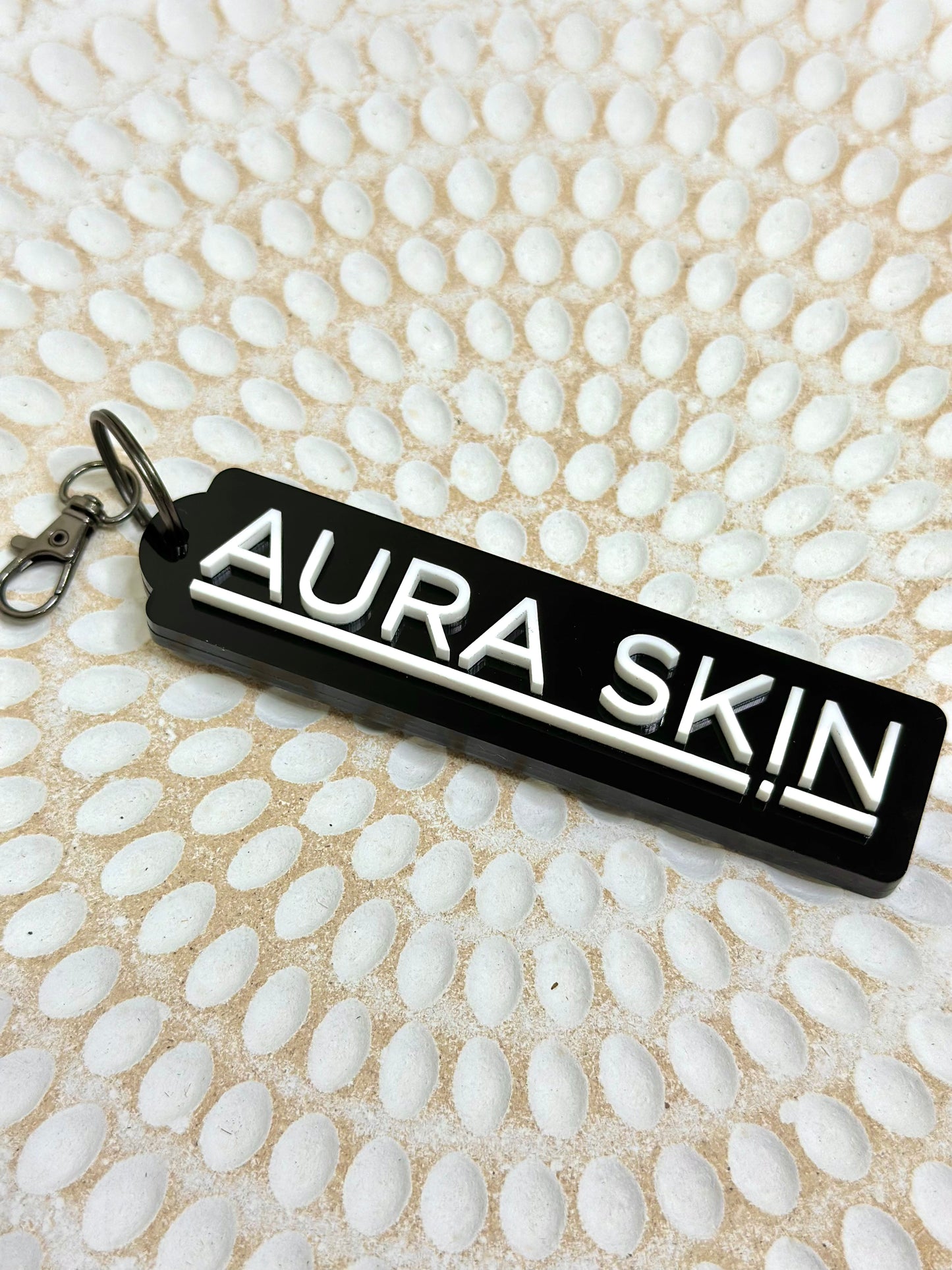 Business Logo Personalised Keyring