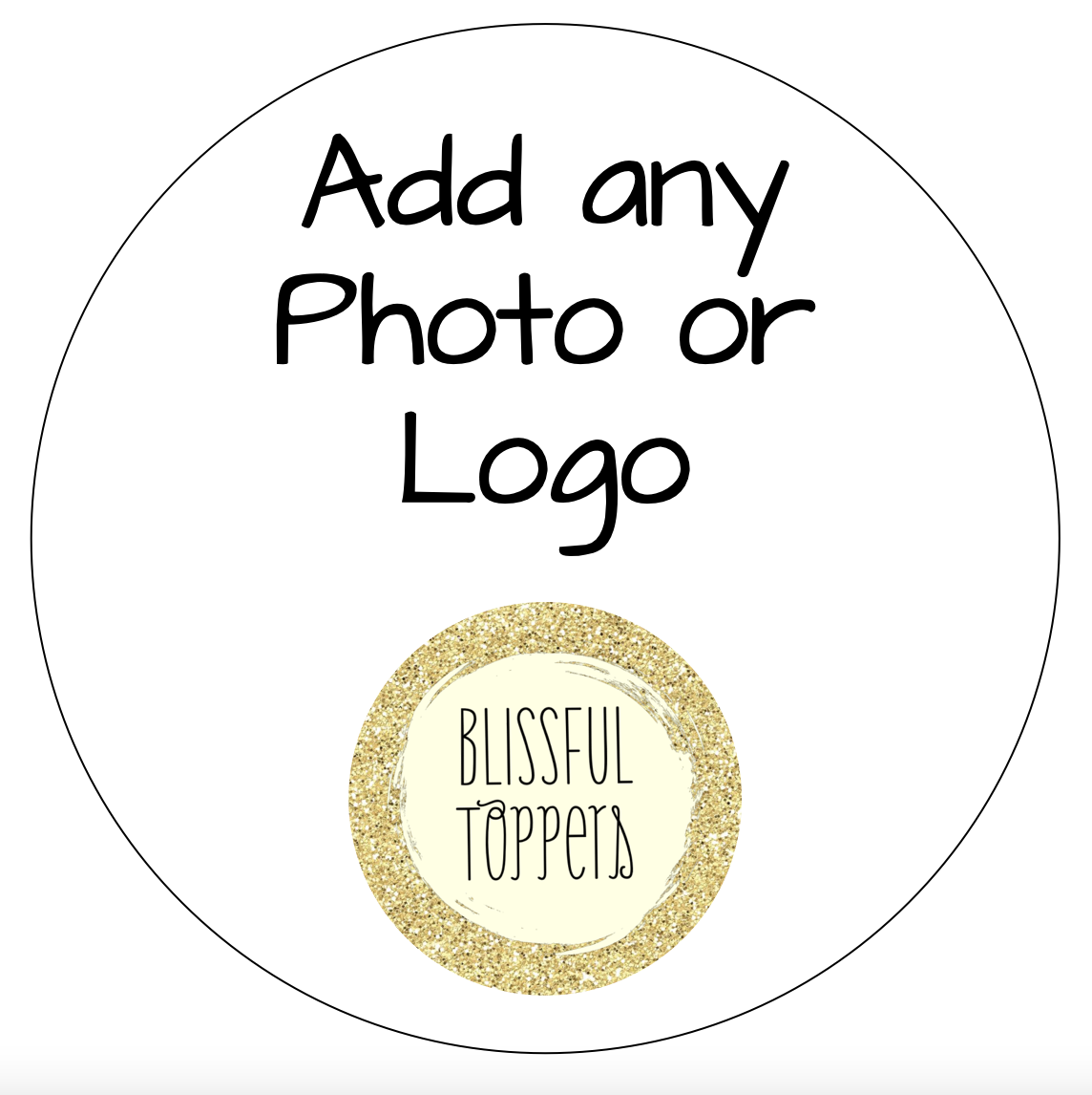 Custom Round Cake Edible Icing Image 19cm Brisbane Gold Coast Logan Sydney Melbourne