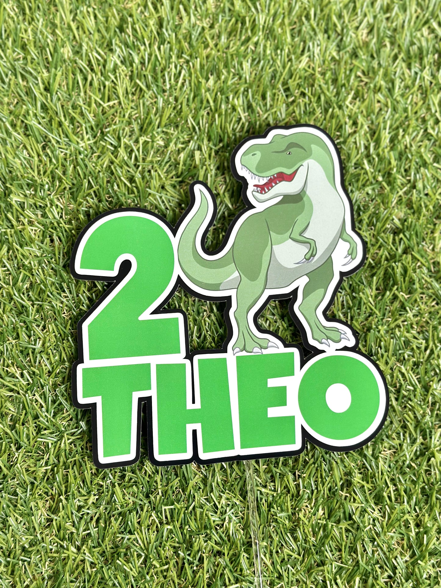 Dinosaur Personalised Cake Topper