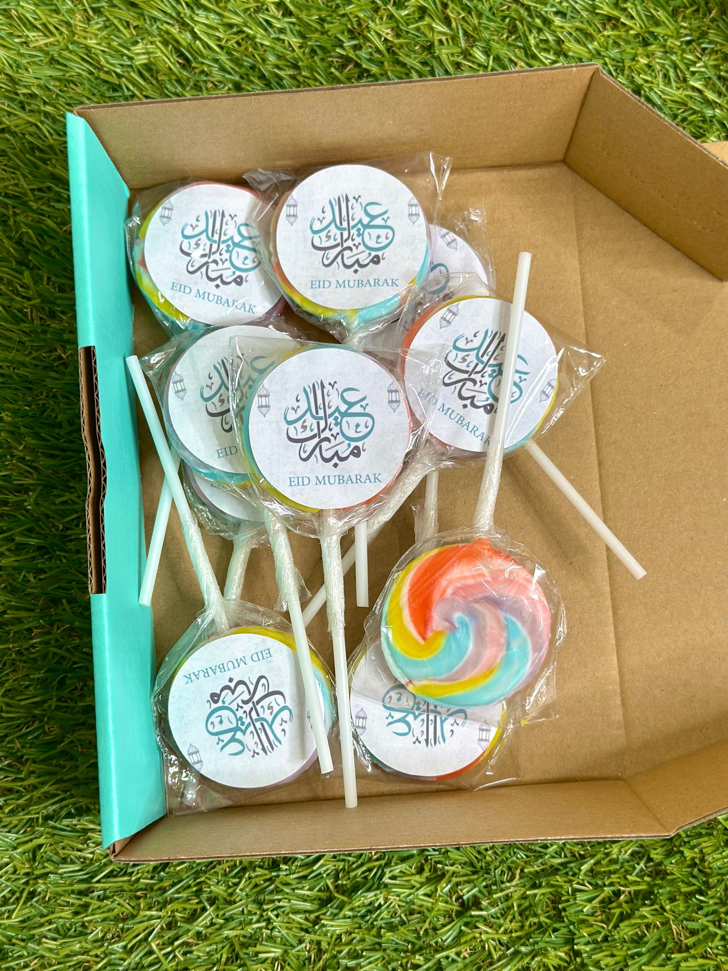 Eid Mubarak #1 Lollipop 10 pack