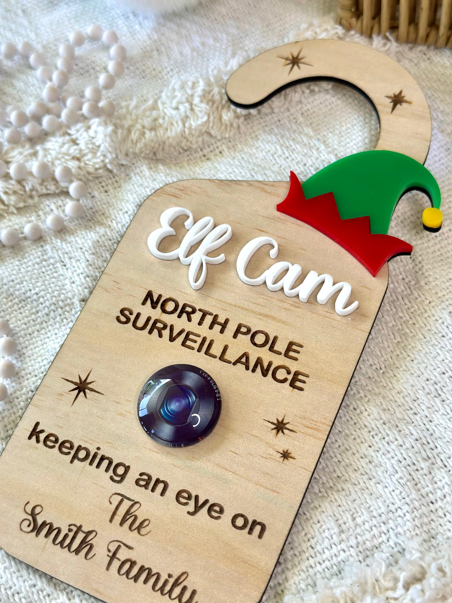 Elf Cam Surveillance Door Hanger