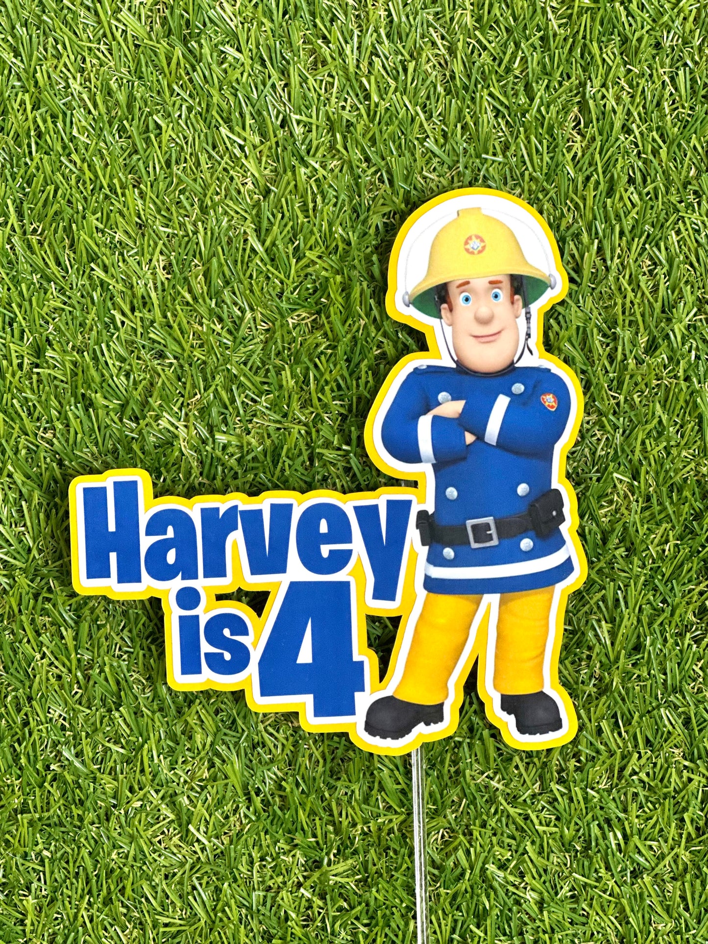Fireman Sam Personalised Cake Topper