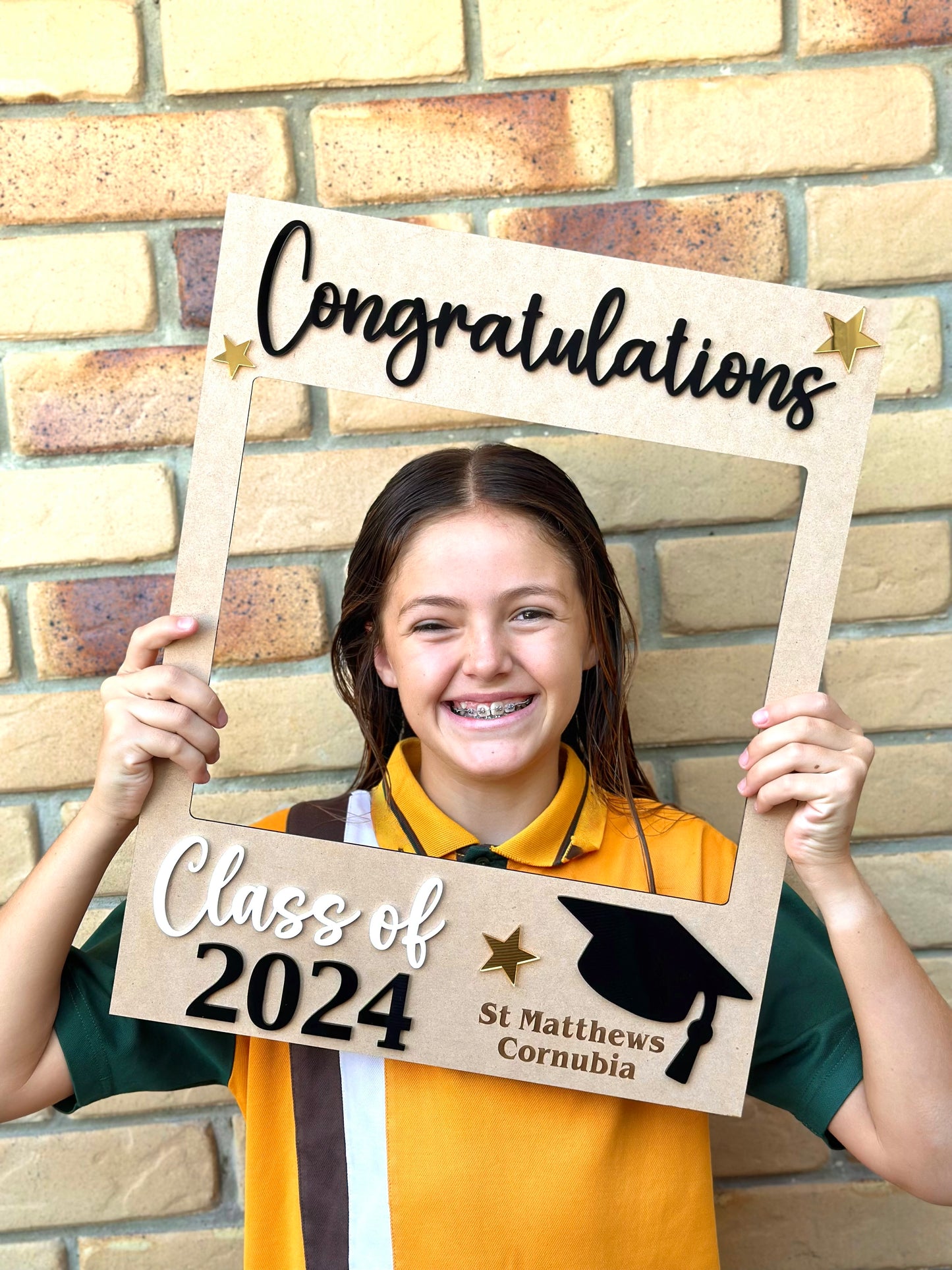 Graduation Selfie Prop Photo Frame