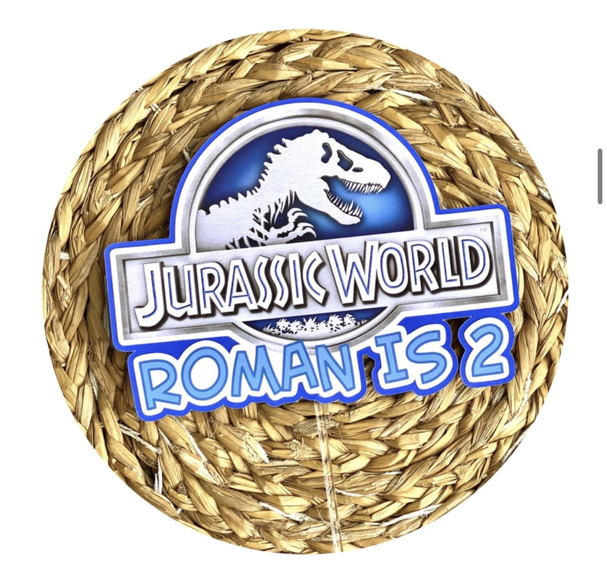 Jurassic World Personalised Cake Topper