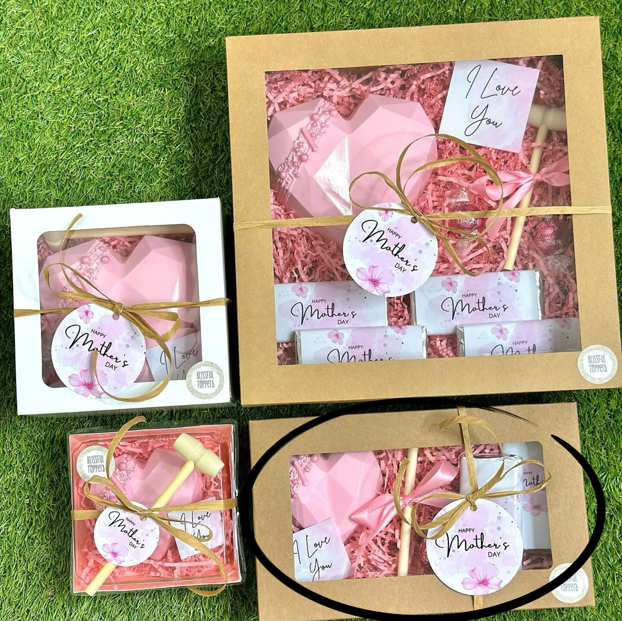 Mother's Day Heart Chocolate Smash Box - Mini Treat Box