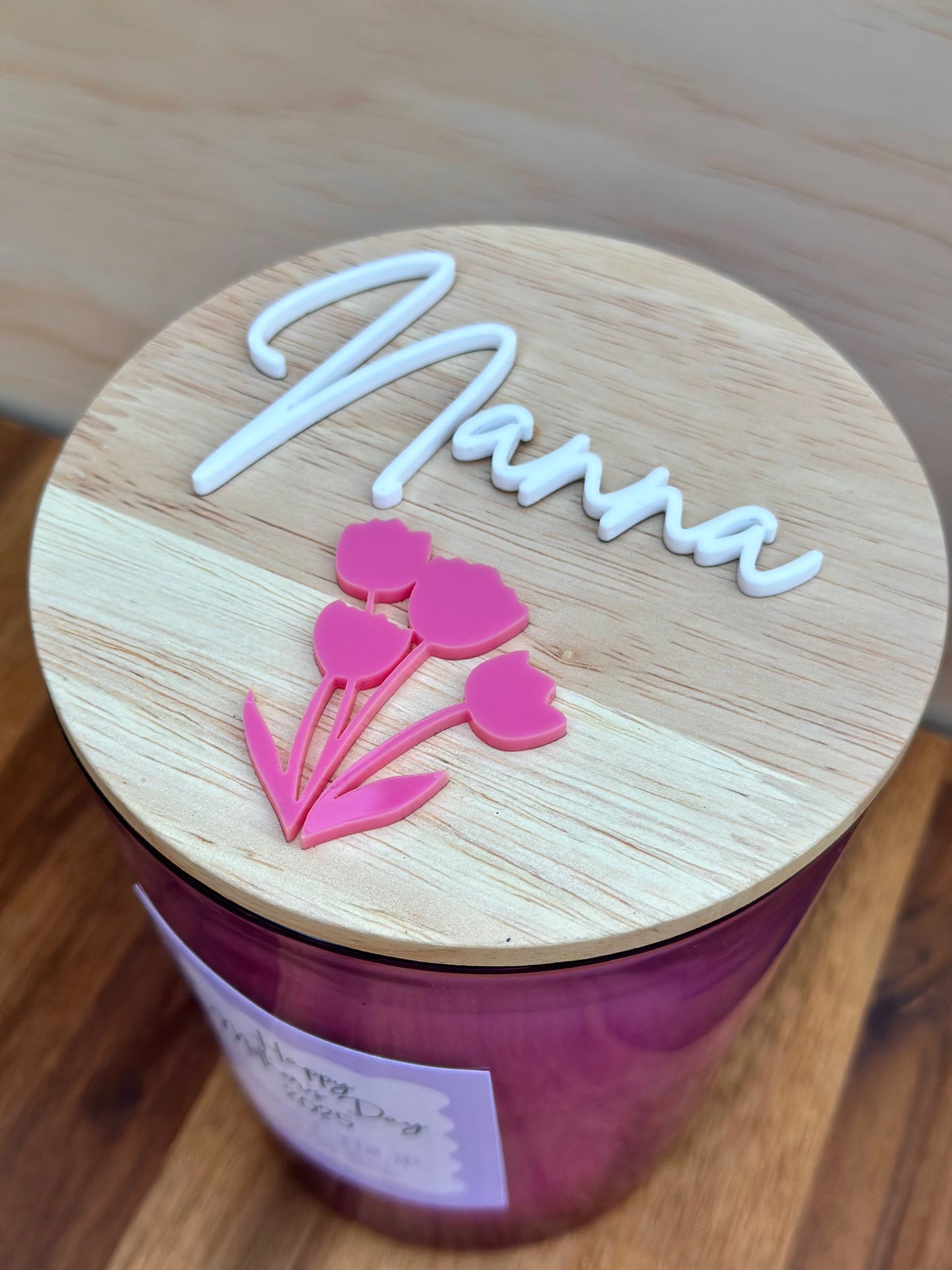 Mother's Day Personalised GIANT Candle - 2kg!