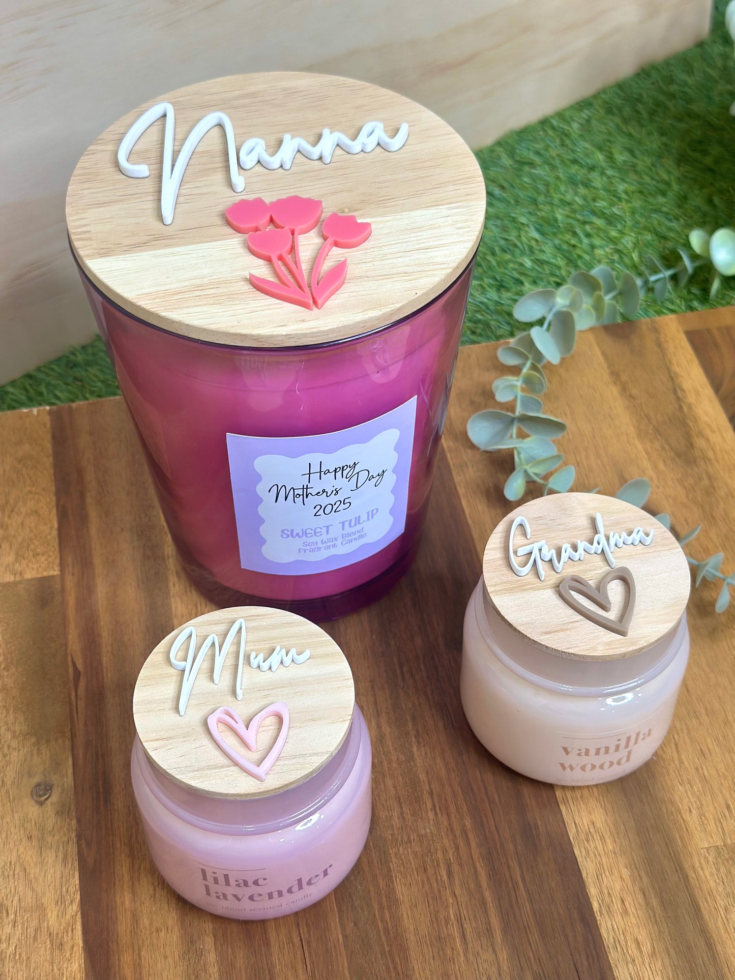 Mother's Day Personalised Mini Candle