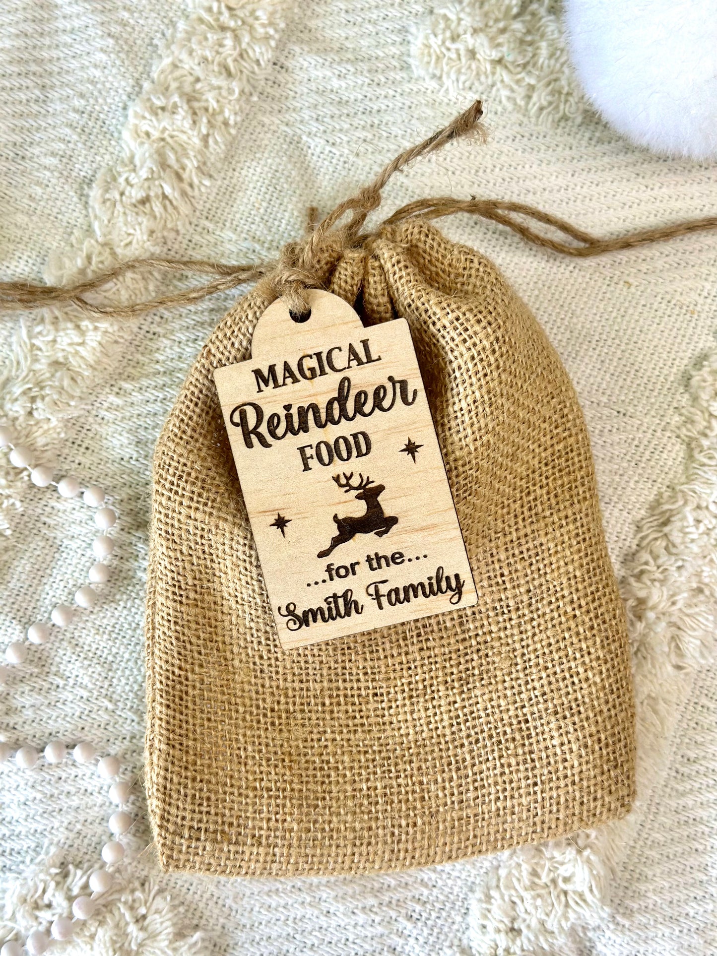 Reindeer Food Bag