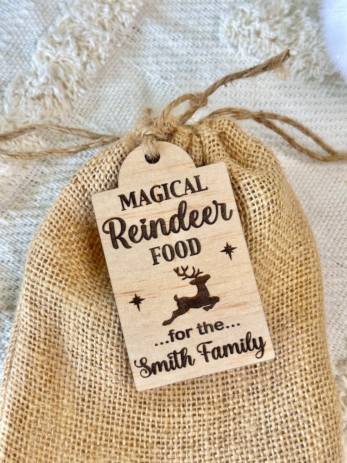 Reindeer Food Bag