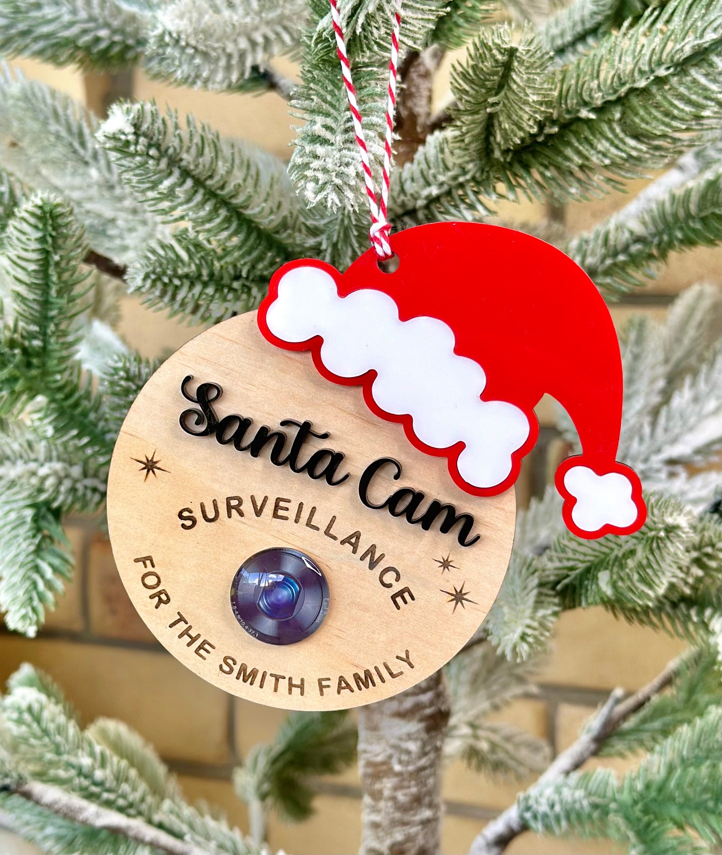 Santa Cam Surveillance Ornament