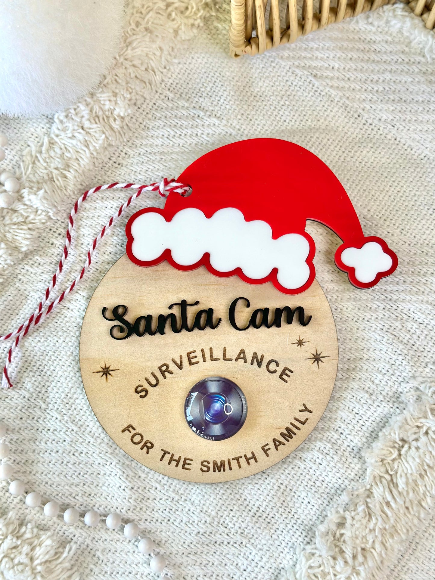 Santa Cam Surveillance Ornament