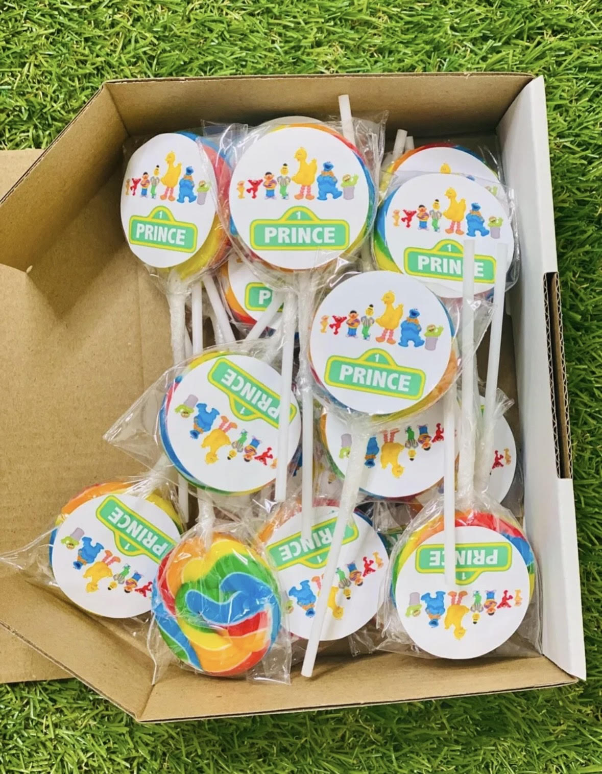 Sesame Street Personalised Birthday Lollipop 10 pack