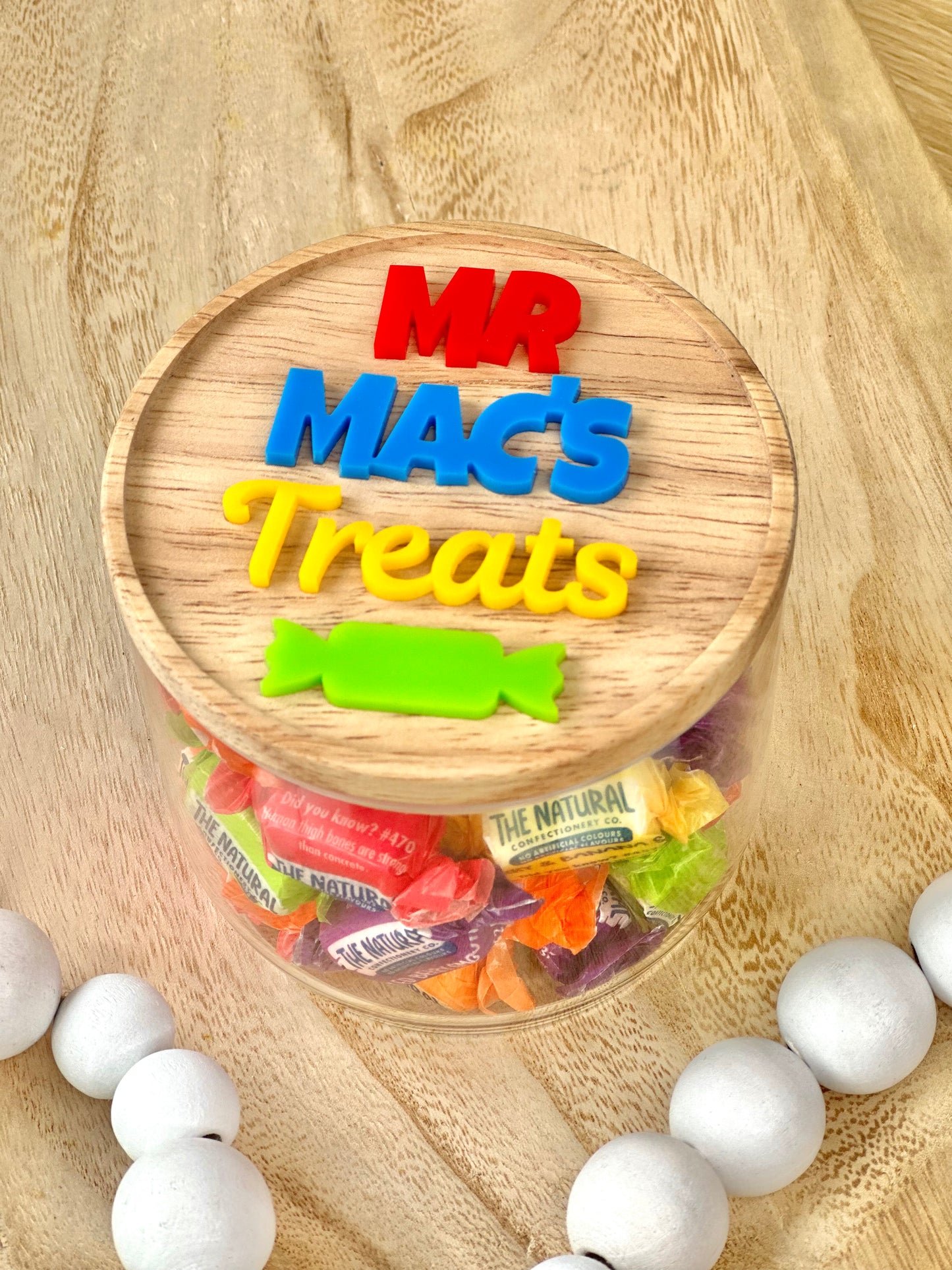 Teacher Personalised Candy Treat Jar