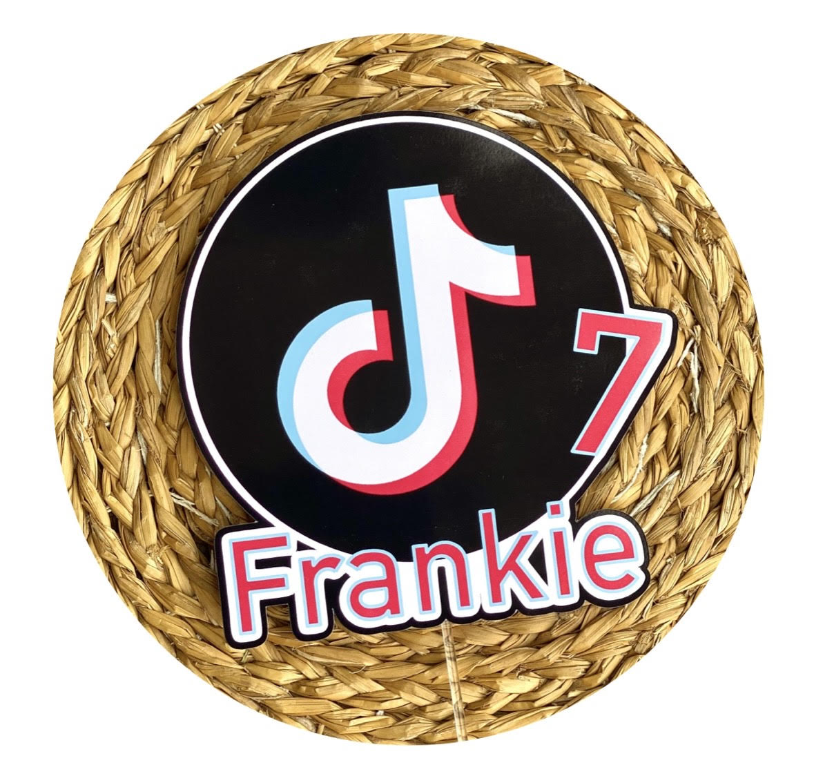 TikTok Personalised Cake Topper