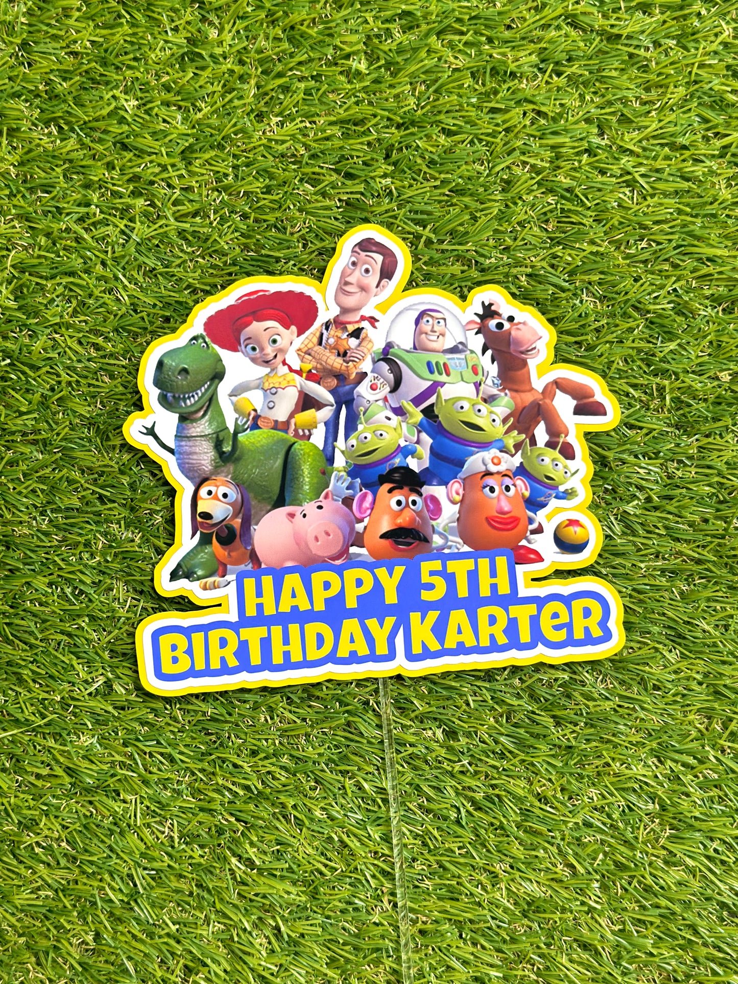 Toy Story Personalised Cake Topper