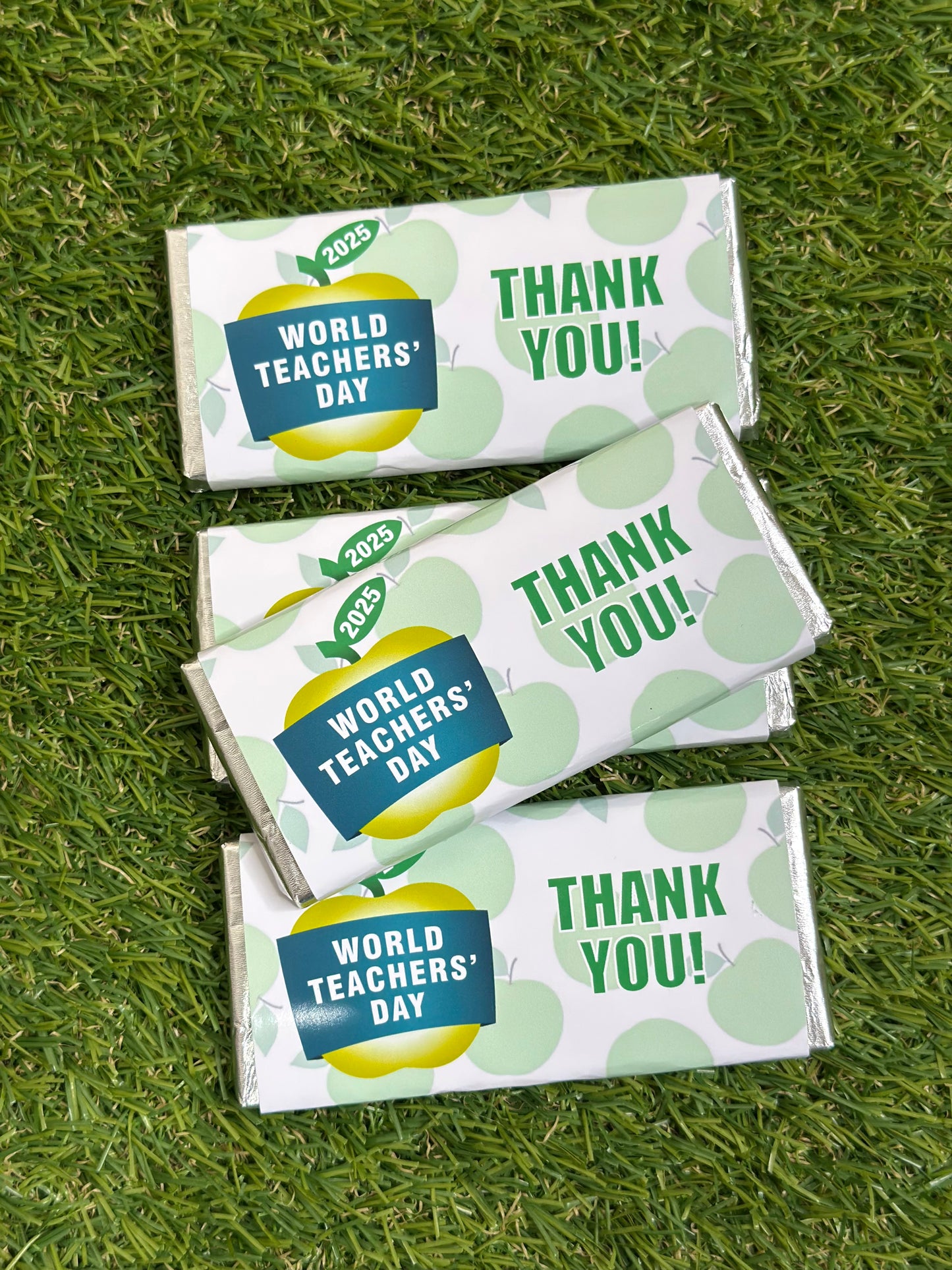 World Teachers' Day 2025 Chocolate Bar Party Favour x 4