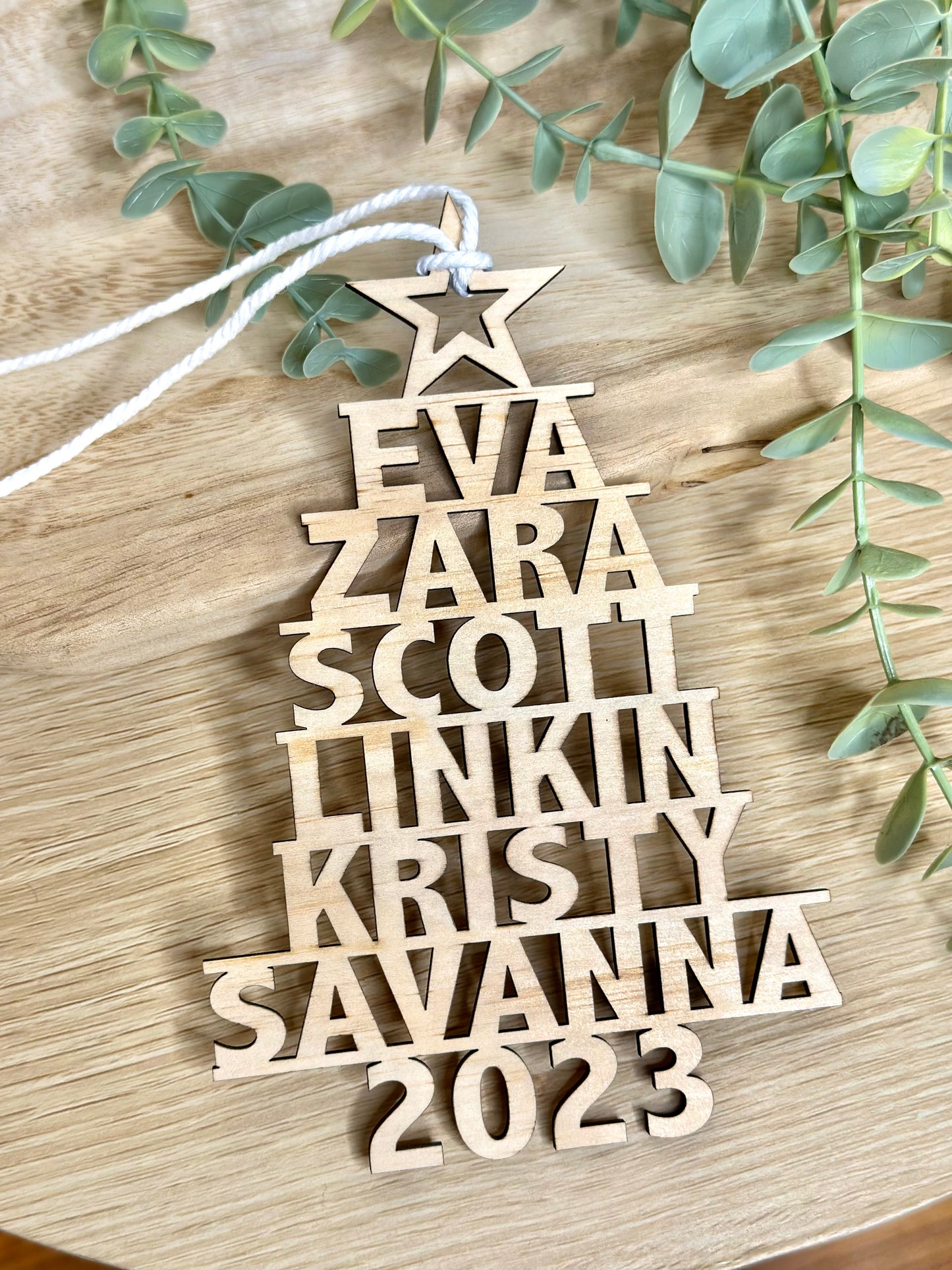 2023 Family Name Christmas Decoration