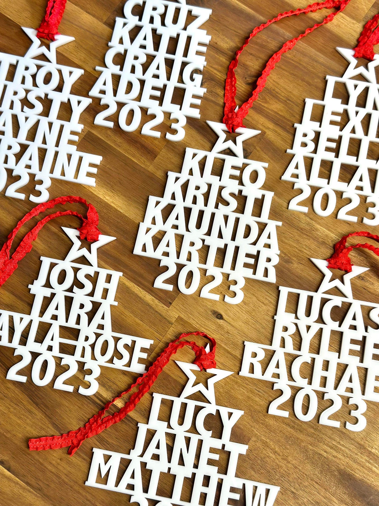 2024 Family Name Christmas Decoration