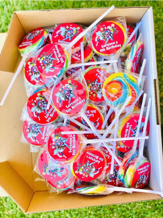 Beyblade Personalised Birthday Lollipop 10 pack