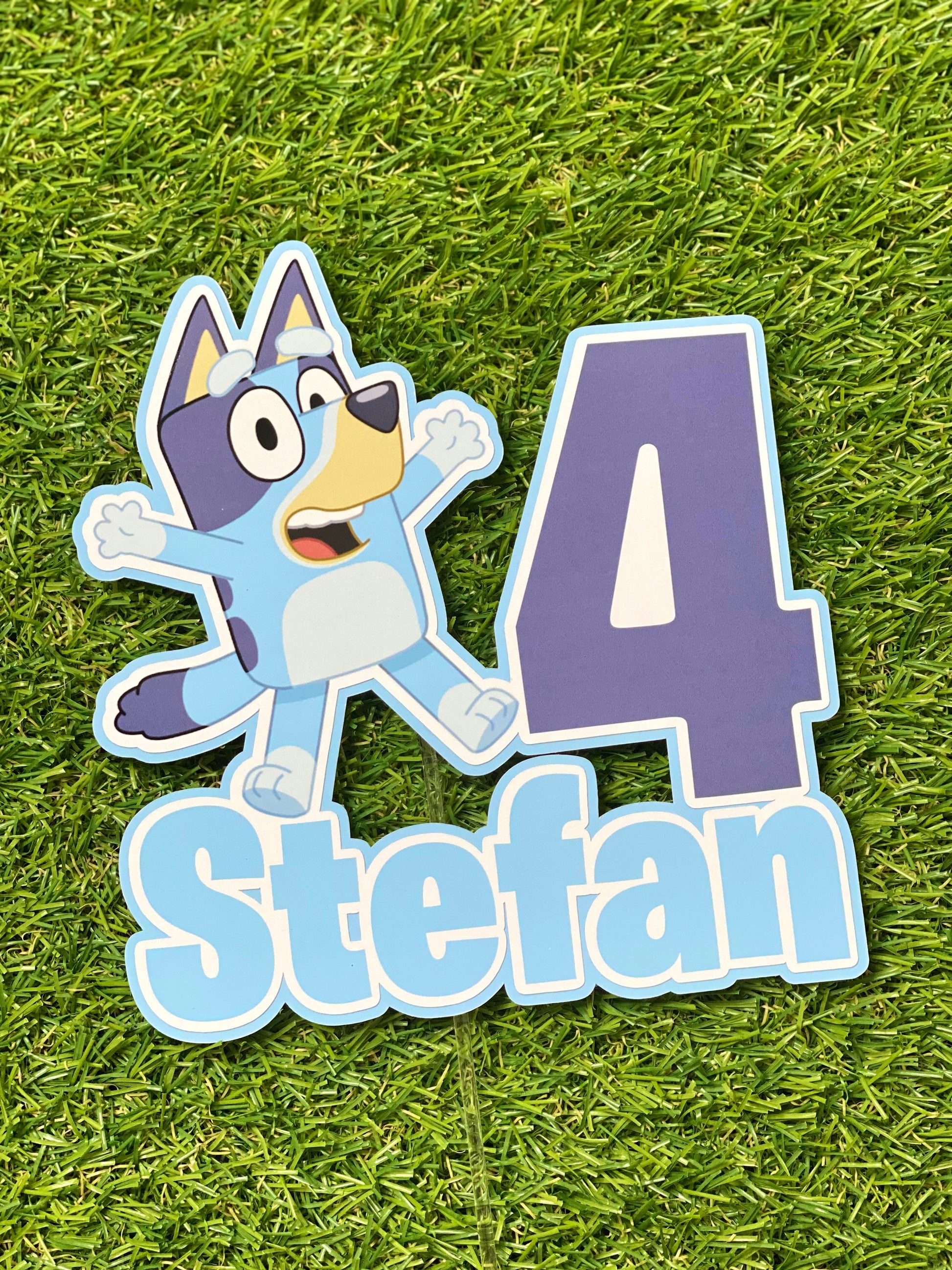 Bluey #1 Personalised Cake Topper