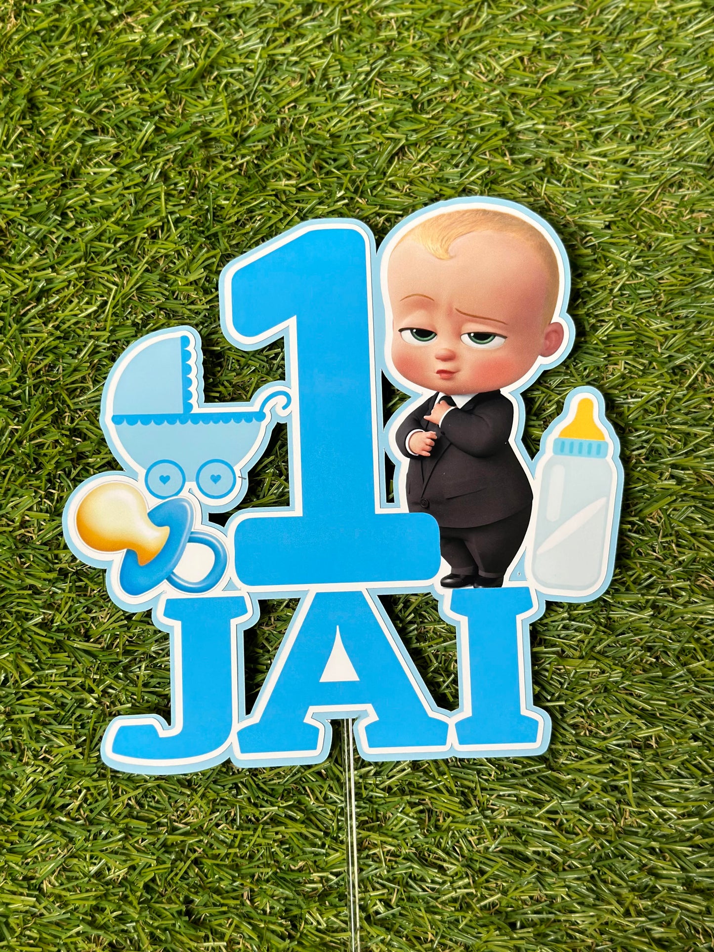 Boss Baby Personalised Cake Topper