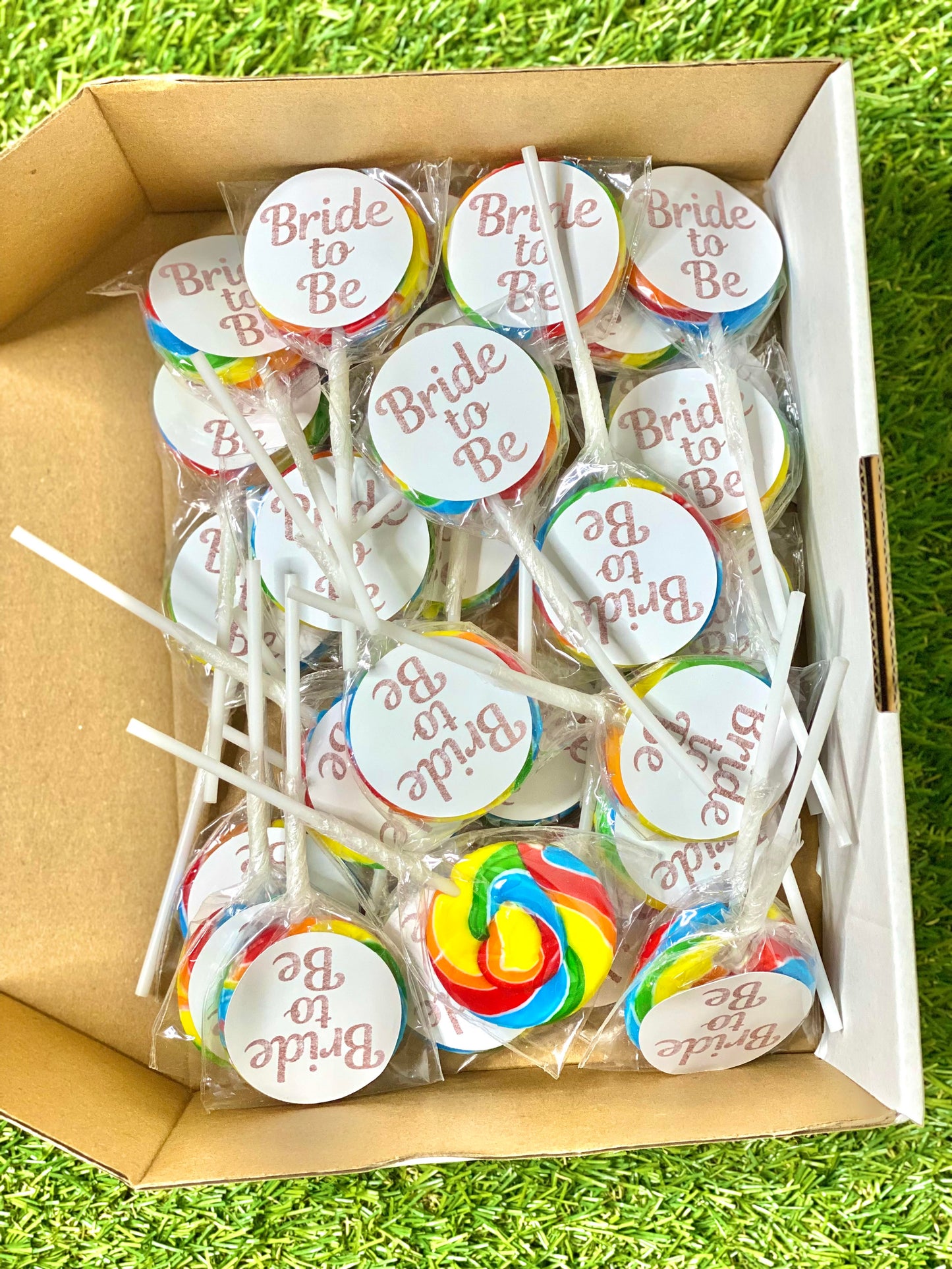Bride To Be Personalised Birthday Lollipop 10 pack