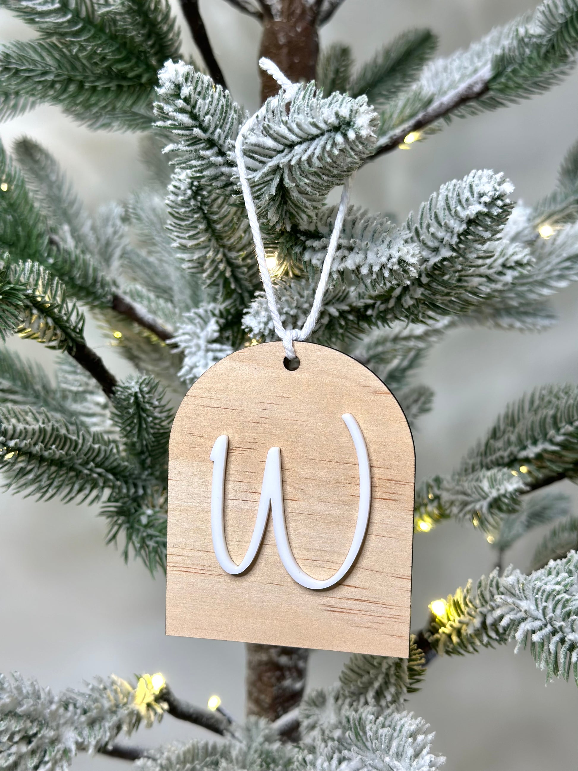 Christmas Arch Letter & Name Ornament Decoration