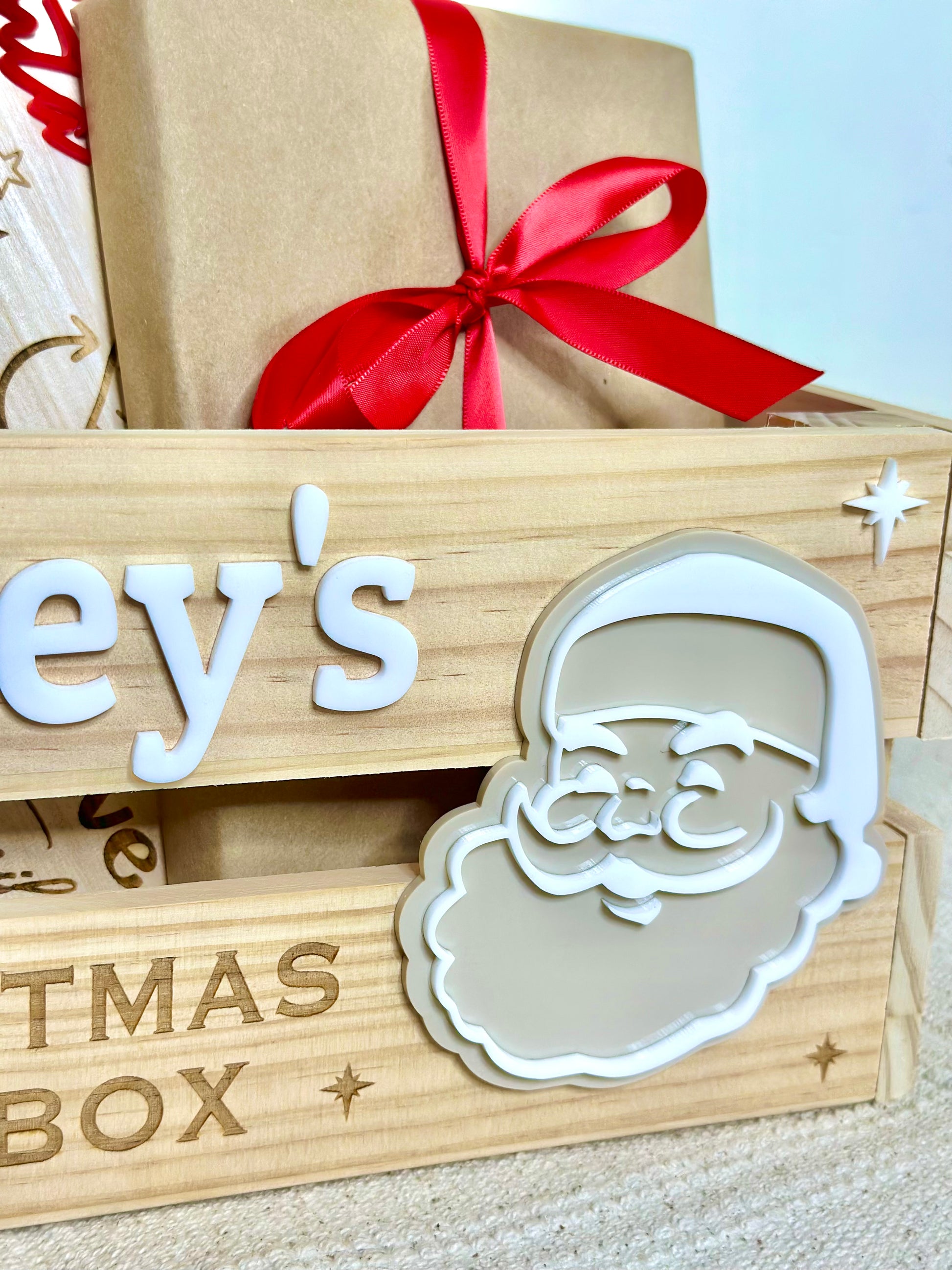 Christmas Eve Personalised Crate - Santa