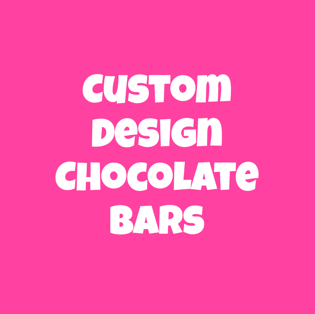 Custom Design Personalised Chocolate Bar Party Favour x 4 Brisbane Logan Gold Coast