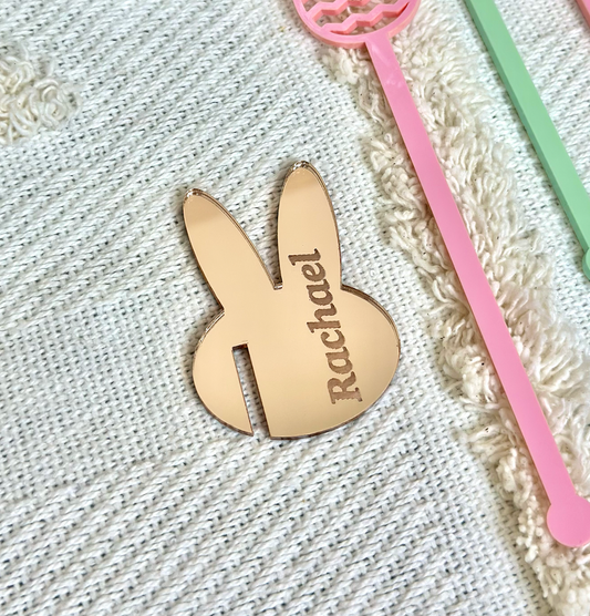 Easter Bunny Drink Tag