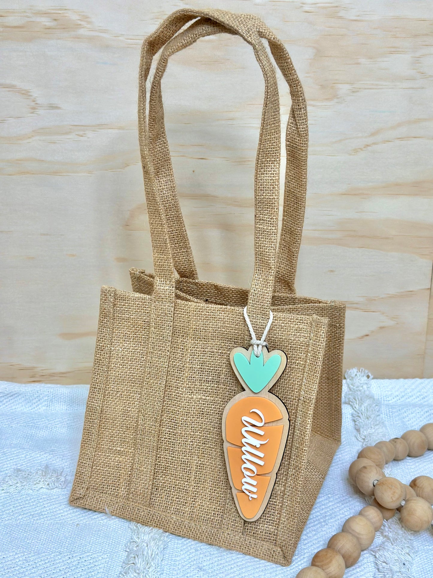 Easter Carrot Tag - Personalised Name