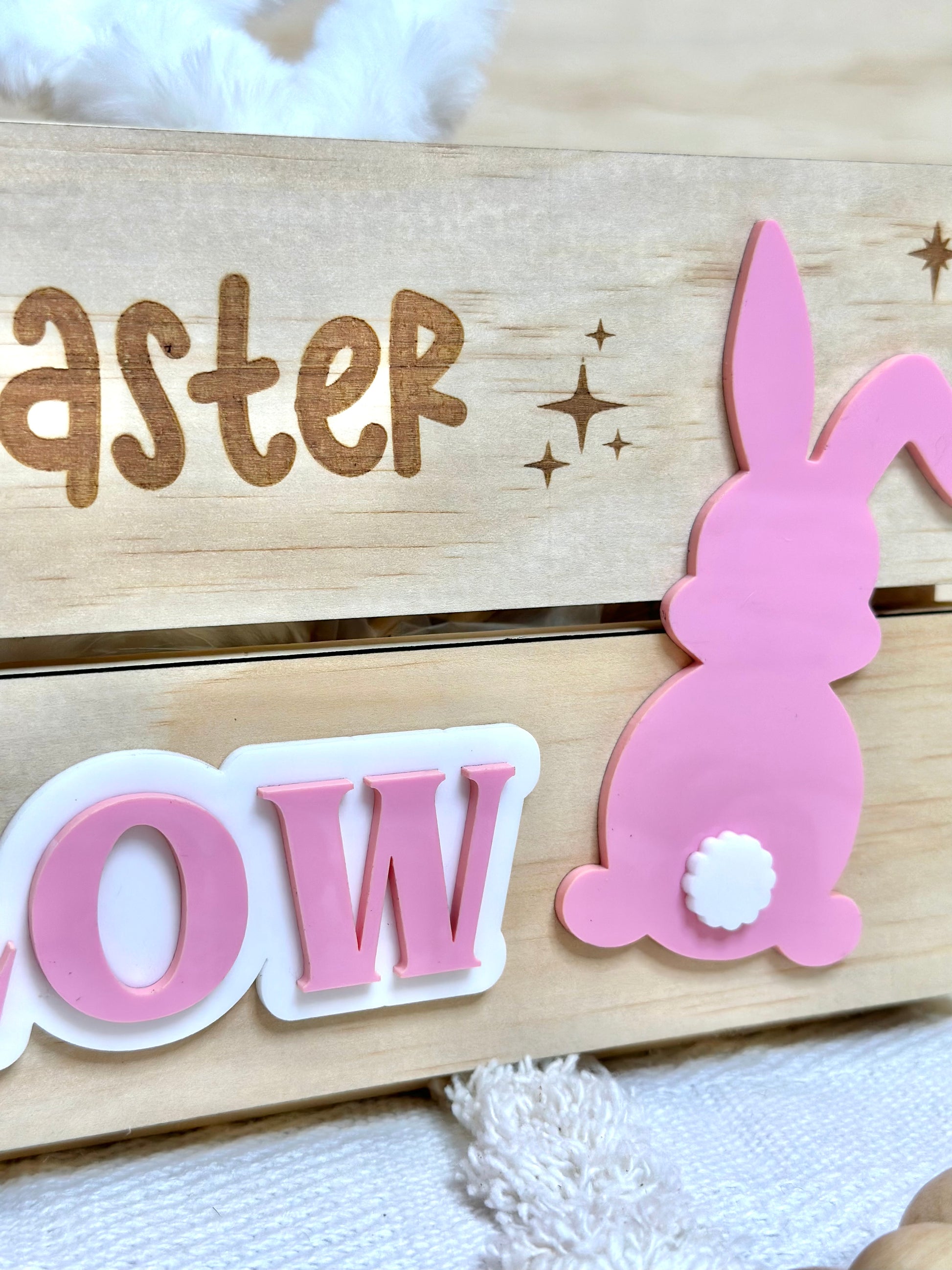 Easter Personalised Crate - Happy Easter Name