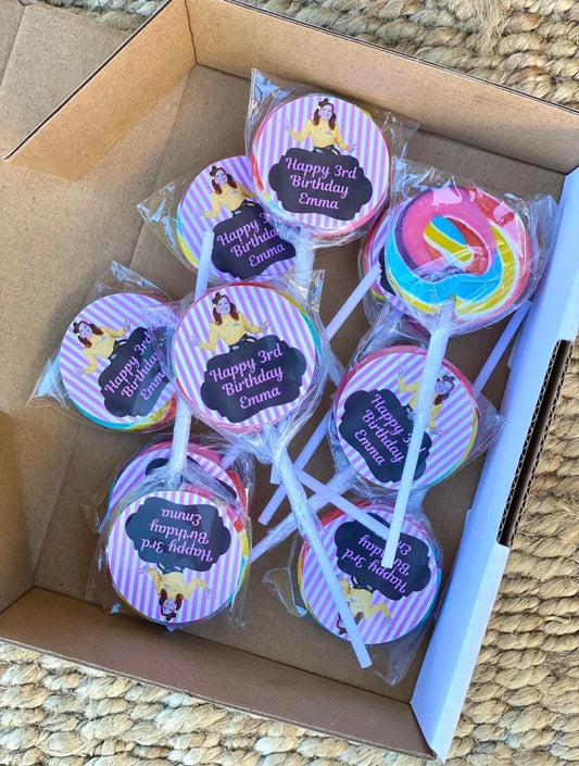Emma Wiggle Personalised Birthday Lollipop 10 pack