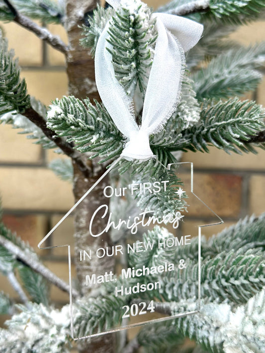 First Christmas In our new Home Ornament Decoration