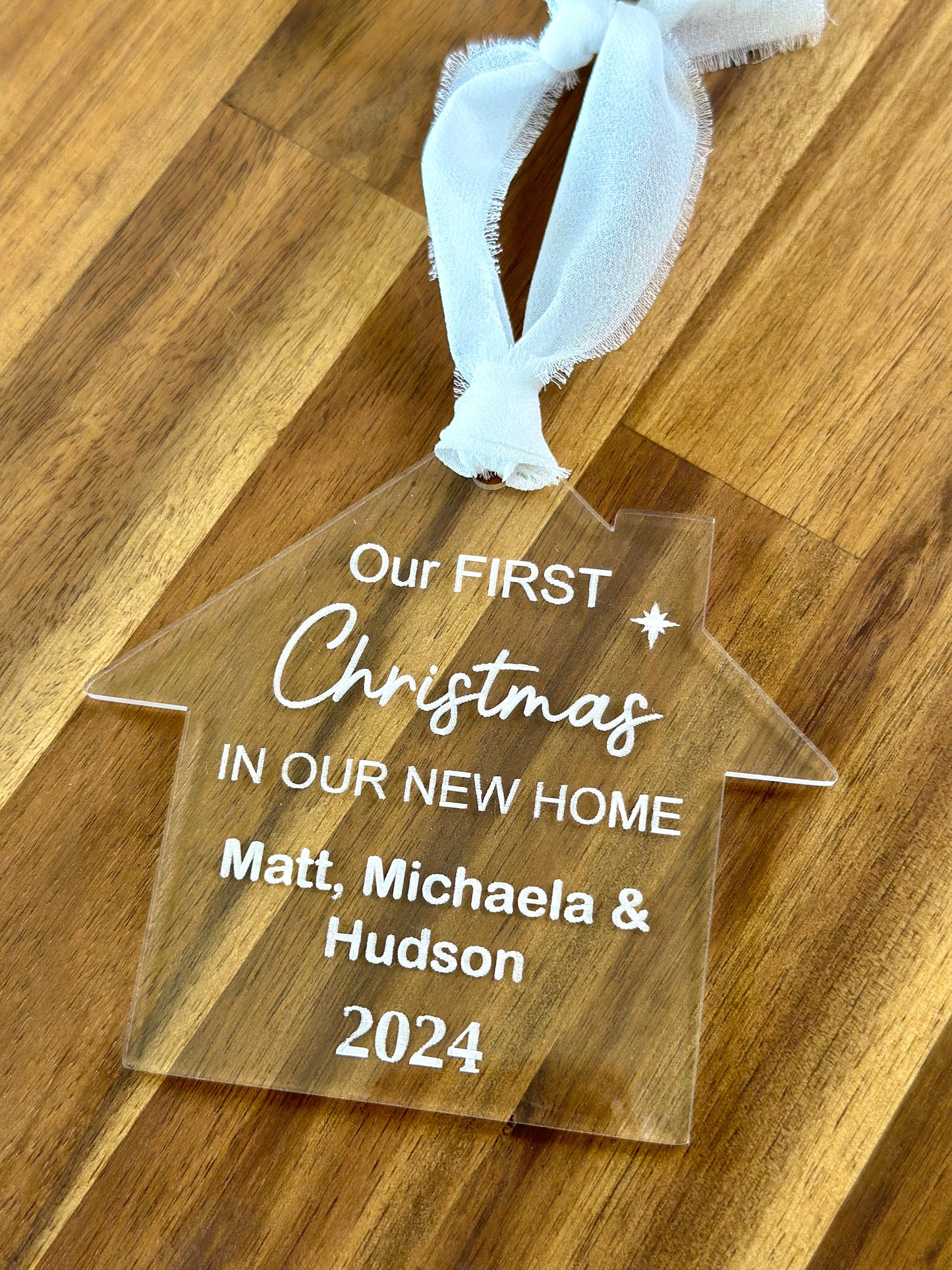 First Christmas In our new Home Ornament Decoration