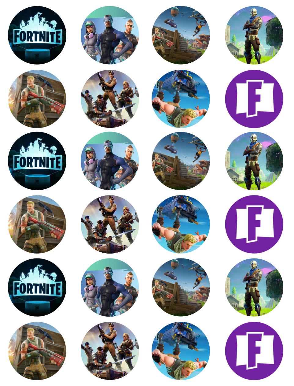 Fortnite #1 Cupcake Edible Icing Image Toppers – Blissful Toppers