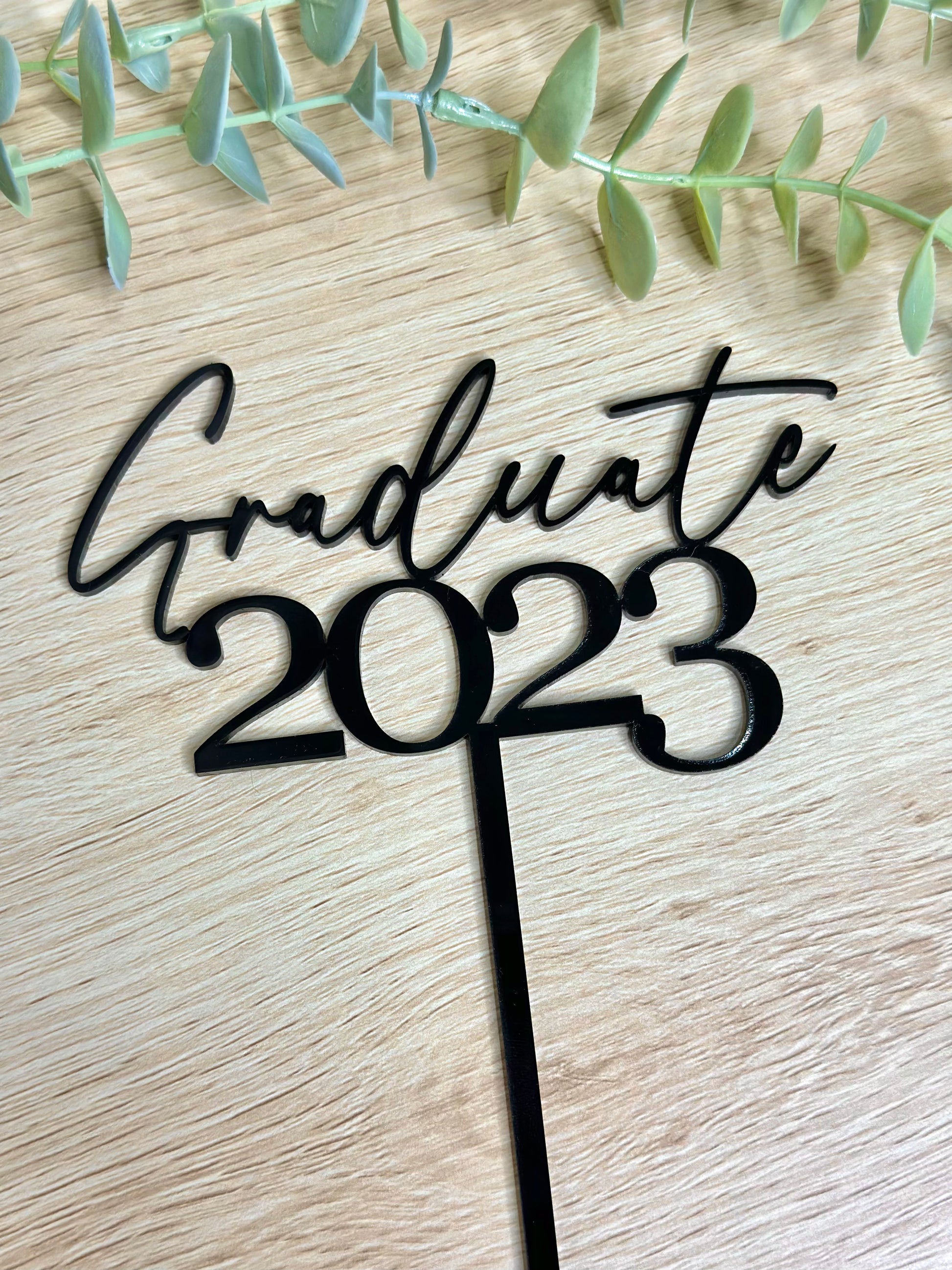 Graduate 2023 Acrylic Cake Topper