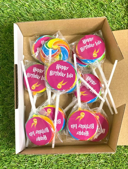 Harry Potter Personalised Birthday Lollipop 10 pack
