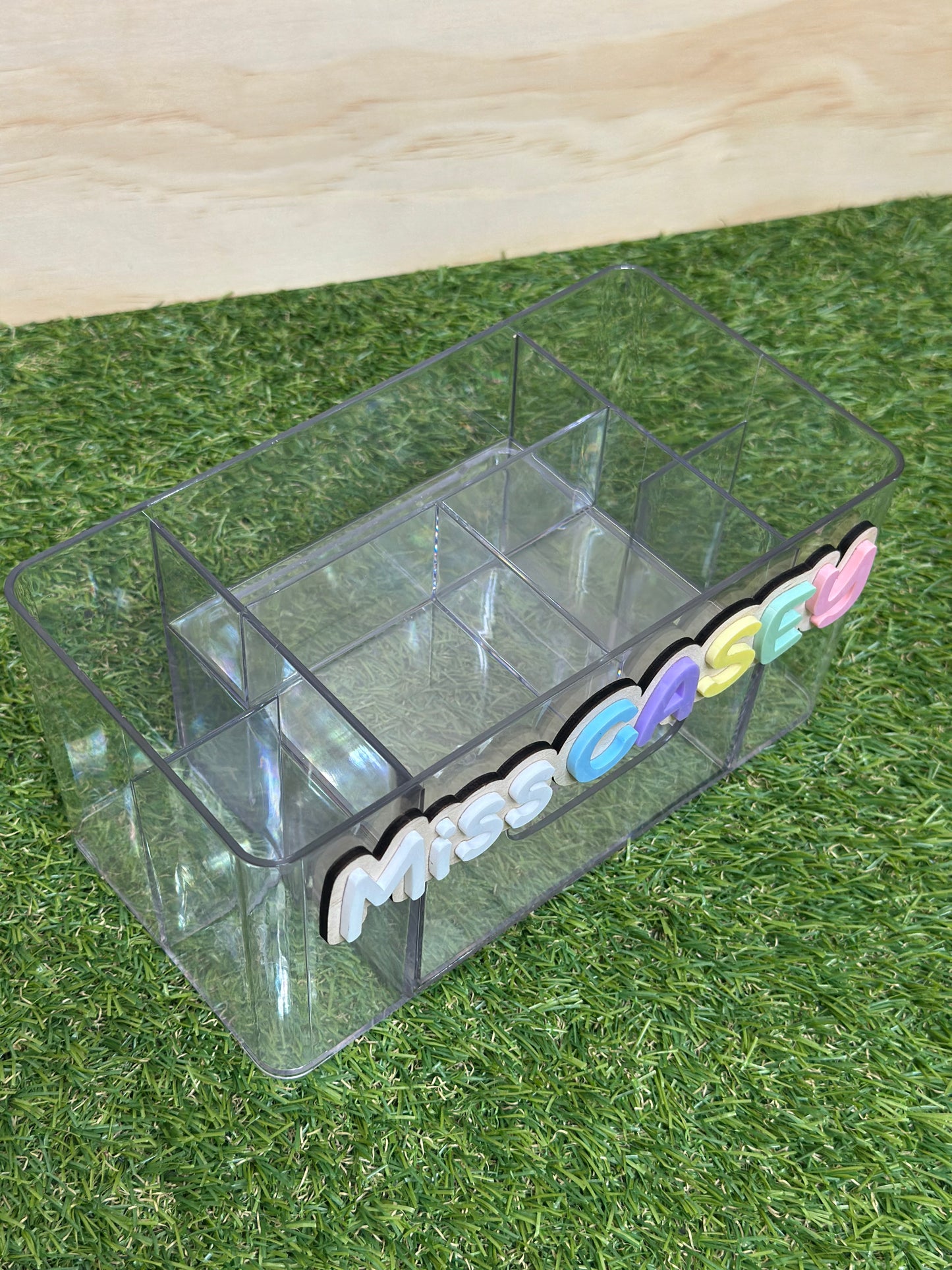 Teacher Personalised Pencil Pen Stationery Organiser