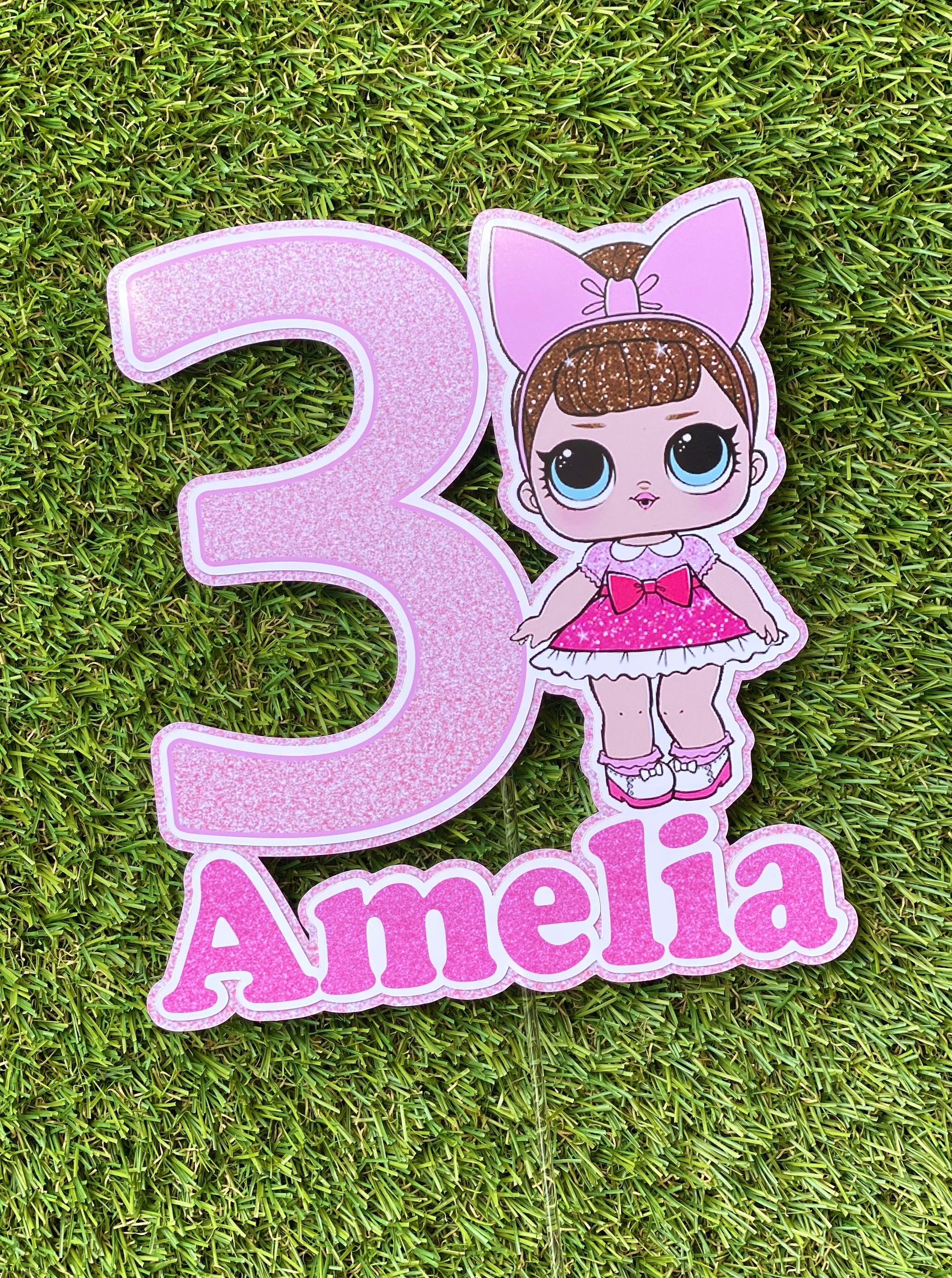 LOL Dolls Personalised Cake Topper