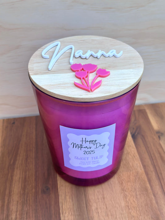 Mother's Day Personalised GIANT Candle - 2kg!