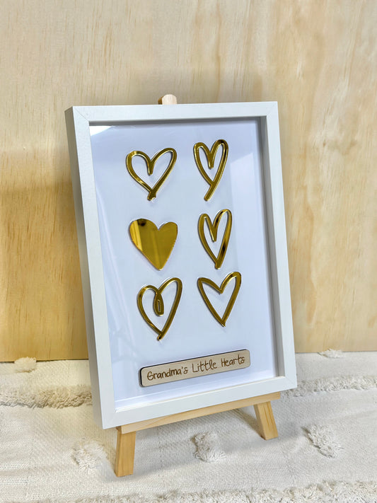 Mother's Day Personalised Heart Hand Drawn Frame