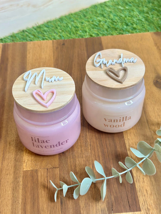 Mother's Day Personalised Mini Candle