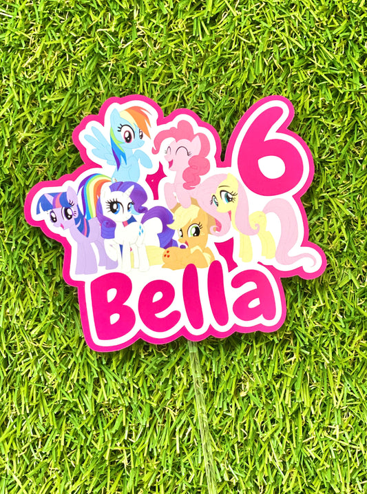My Little Pony #1 Personalised Cake Topper